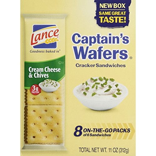 Captains Wafers Crackers, Cream Cheese And Chives ,11 Ounces 3
