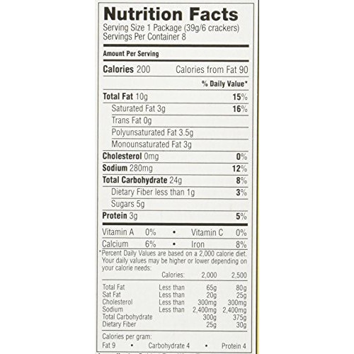 Captains Wafers Crackers, Cream Cheese And Chives ,11 Ounces 3