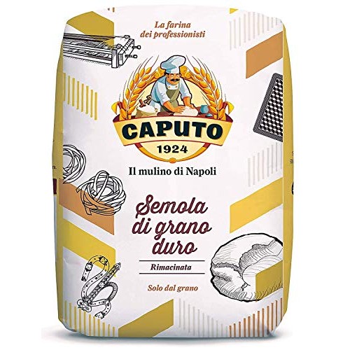 Antimo Caputo Semola Di Grano Duro Rimacinata Semolina Flour 2.2