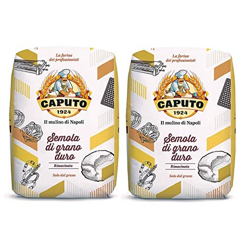 Antimo Caputo Semola Di Grano Duro Rimacinata Semolina Flour 2.2