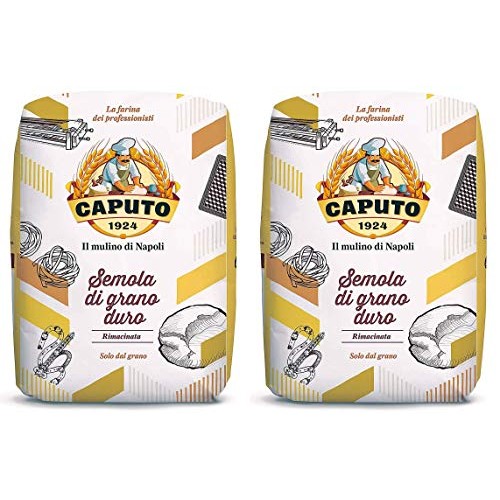 Antimo Caputo Semola Di Grano Duro Rimacinata Semolina Flour 2.2