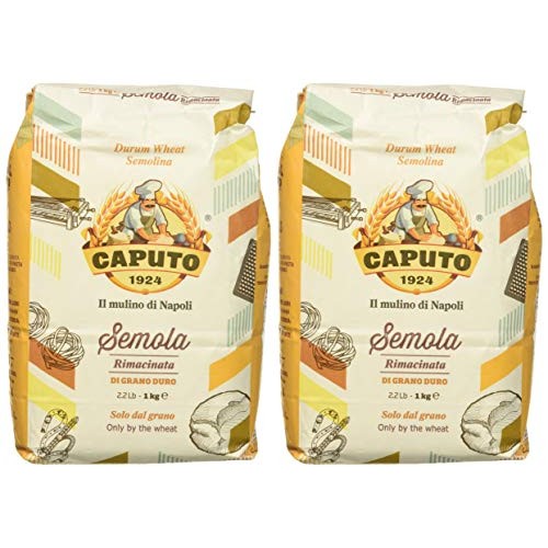 Antimo Caputo Semolina Flour 2.2 Lb Pack Of 2 Bulk Italian Dur