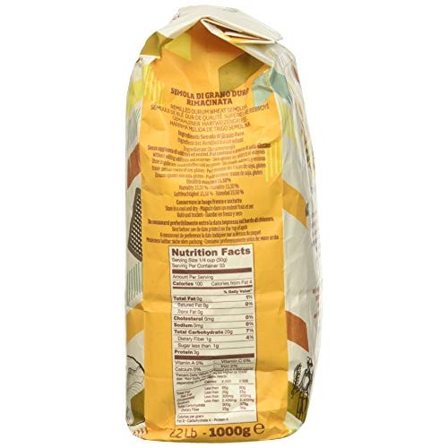 Antimo Caputo Semolina Flour 2.2 Lb Pack Of 2 Bulk Italian Dur