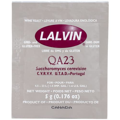 Lalvin QA23 Wine Yeast 10 Pack - Make Wine Cider Mead Kombucha...