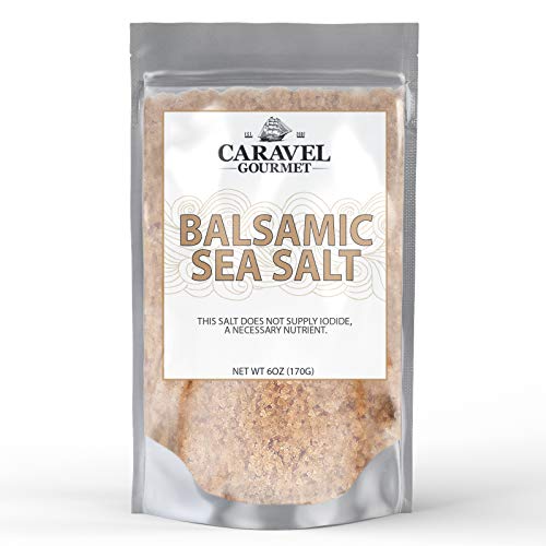 Balsamic Sea Salt 6 Ounce Refill Pouch - All-Natural Infused Sea