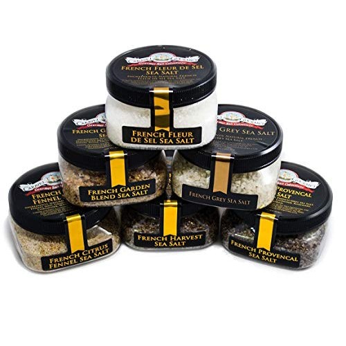 French Classics 6-Pack - Fleur De Sel, French Garden Blend, Fren