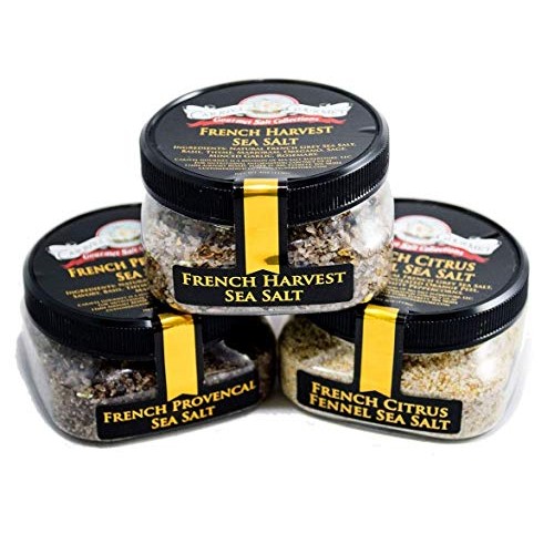 French Grey Sea Salt Blends 3-Pack: French Provencal, French Har