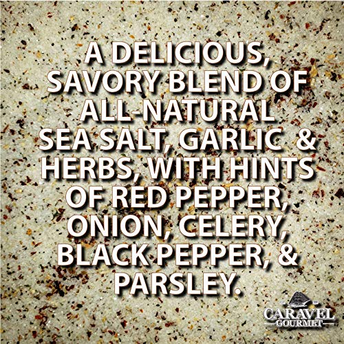 Garlic Medley Fine Sea Salt - All-Natural Sea Salt Blend With Be
