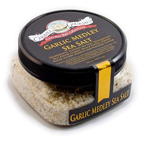 Garlic Medley Fine Sea Salt - All-Natural Sea Salt Blend With Be