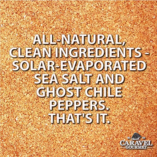 Ghost Chili Pepper Sea Salt - All-Natural Unrefined Sea Salt Inf