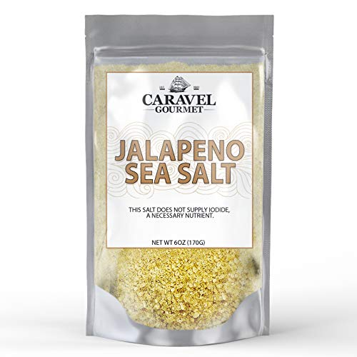 Gourmet Jalapeno Sea Salt 6 Ounce Refill Pouch - All-Natural Sal