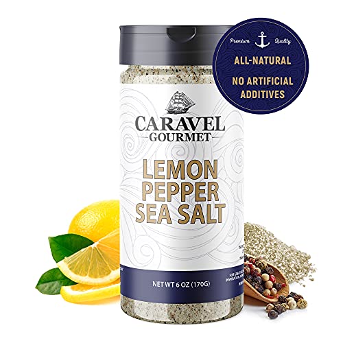 LEMON PEPPER SEA SALT SHAKER - All Natural Gourmet Sea Salts by ...
