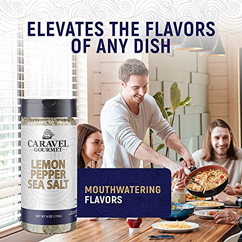 LEMON PEPPER SEA SALT SHAKER - All Natural Gourmet Sea Salts by ...