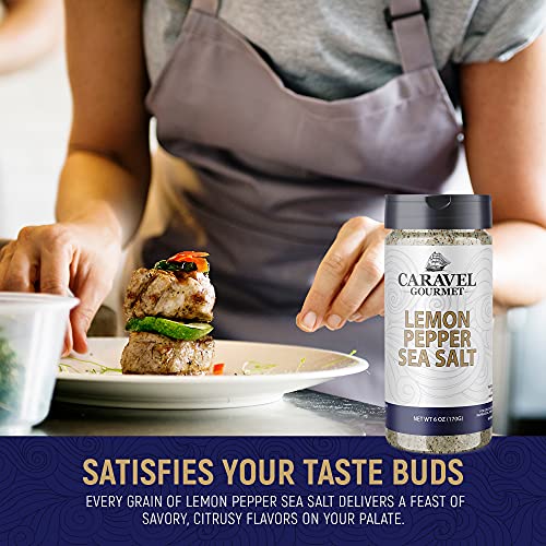 LEMON PEPPER SEA SALT SHAKER - All Natural Gourmet Sea Salts by ...