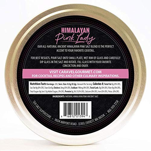 Pink Lady Exotic Cocktail Salt - All-Natural Glass Rimmer &Amp; Fini