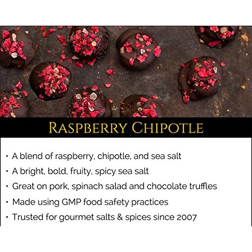 Raspberry Chipotle Sea Salt - All-Natural Sea Salt Infused With