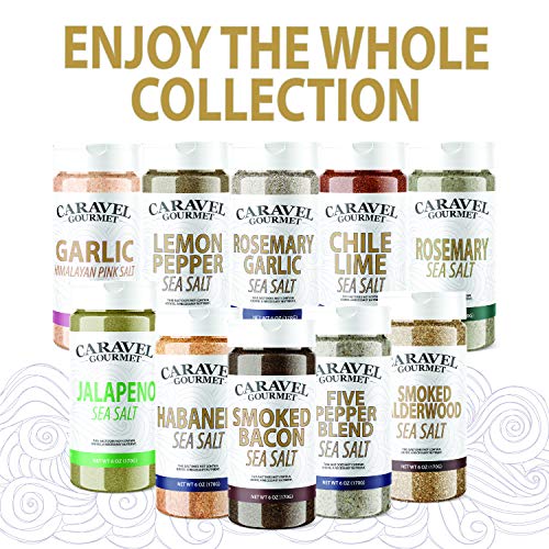 Rosemary Sea Salt Shaker - All Natural Gourmet Sea Salts By Cara