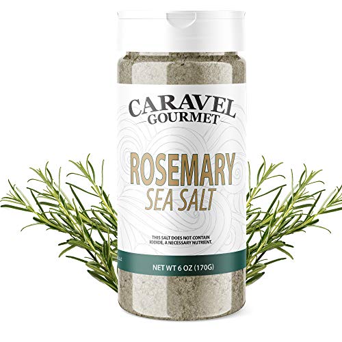 Rosemary Sea Salt Shaker - All Natural Gourmet Sea Salts By Cara