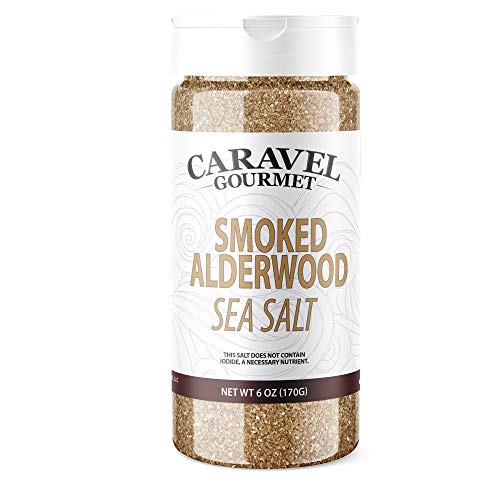 Smoked Alderwood Sea Salt Shaker - All Natural Gourmet Sea Salts