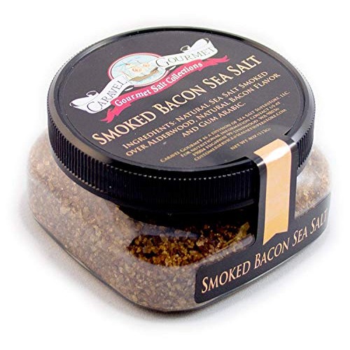 Smoked Bacon Fine Sea Salt - All-Natural Bacon Sea Salt Slowly S