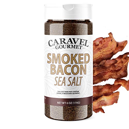 Smoked Bacon Sea Salt Shaker - All Natural Seasoning Salt For Po