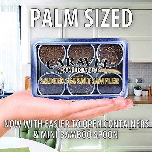 The Smoked Sea Salt Sampler Set - 6 Varieties In Reusable Tins W