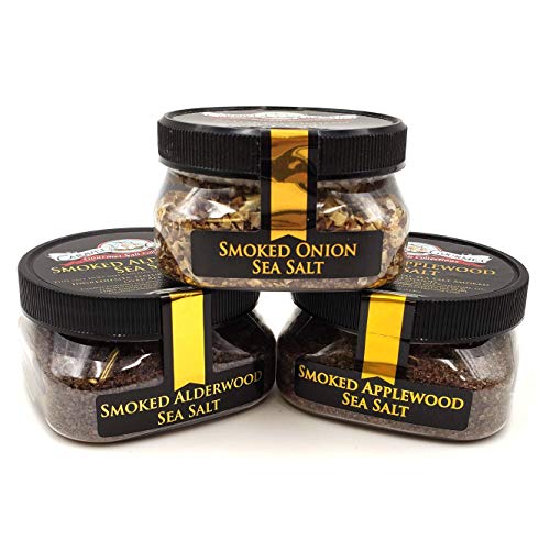 Vegetarian Smoked Sea Salt Collection 3-Pack: Smoked Applewood,