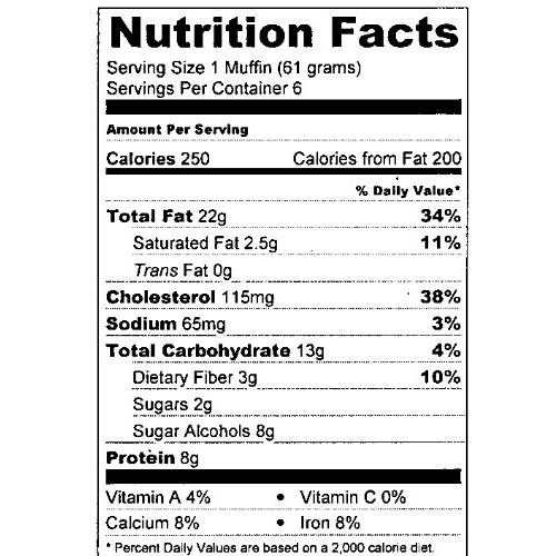 Low Carb Cinnamon Muffin - 6 Pack - Best Tasting Diet Product Ever!