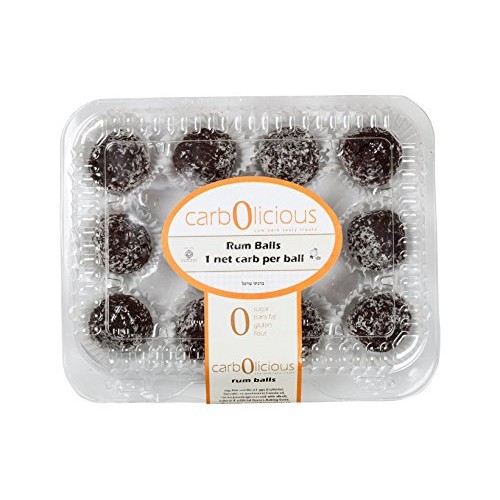 Low Carb Rum Balls - 12 Pack - Only 1 Net Carb Per Ball - Best T