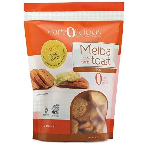 Low Carb Melba Toast Plain 4Oz Low Carb Melba Toast Plain 4Oz