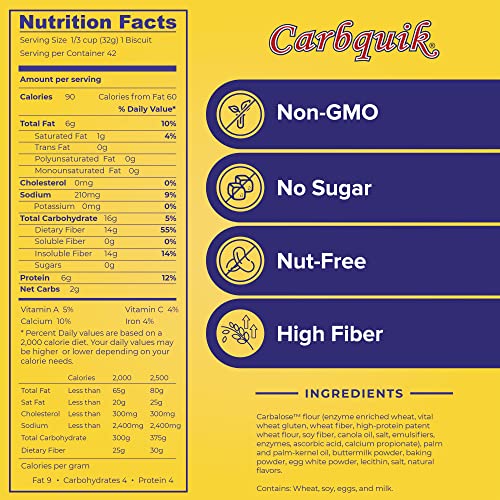 Carbquik Baking Biscuit Mix 48Oz