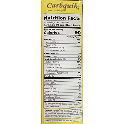 Carbquik- Complete Biscuit And Baking Mix In 3 Lb Box - Case Of 8