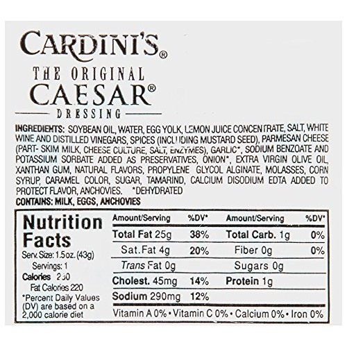 Cardini Caesar Dressing, 1.5 Ounce Pack Of 60