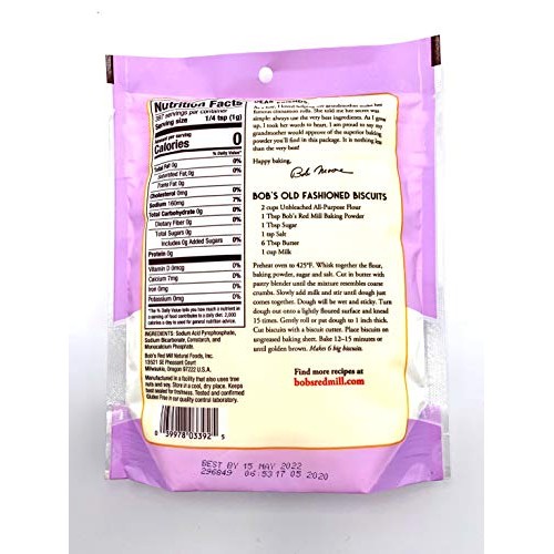 Bobs Red Mill Baking Soda And Baking Powder Bundle With Carefree
