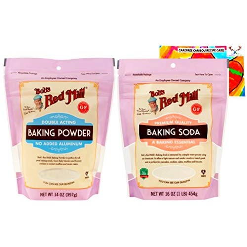 Bobs Red Mill Baking Soda And Baking Powder Bundle With Carefree