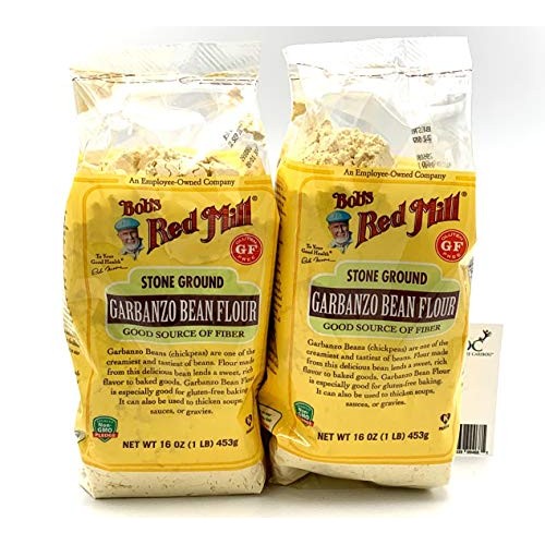 Bobs Red Mill Garbanzo Bean Flour Bundle. Includes Two 216Oz P