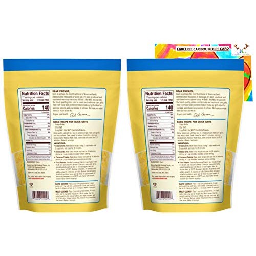 Corn Grits/ Polenta Bundle. Includes Two 2 24Oz Packages Of Bo