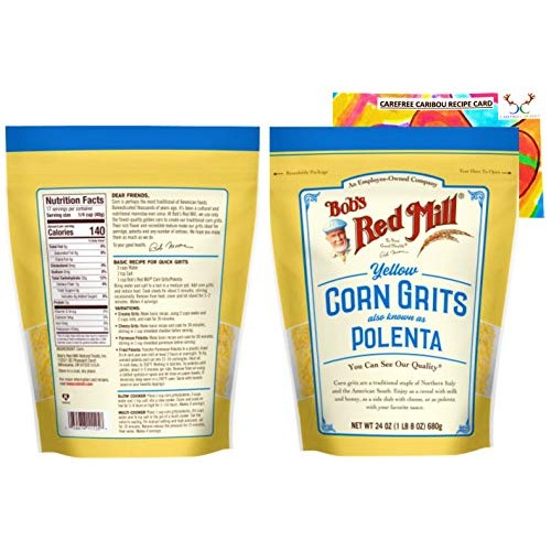 Corn Grits/ Polenta Bundle. Includes Two 2 24Oz Packages Of Bo