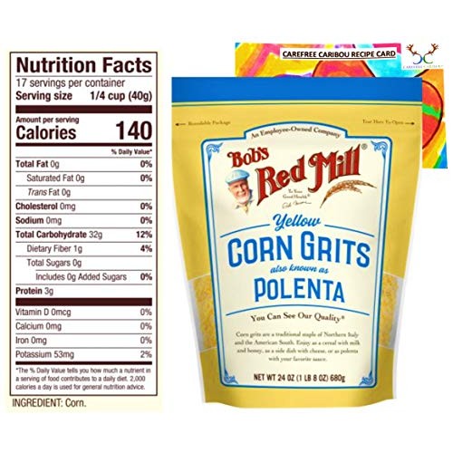 Corn Grits/ Polenta Bundle. Includes Two 2 24Oz Packages Of Bo