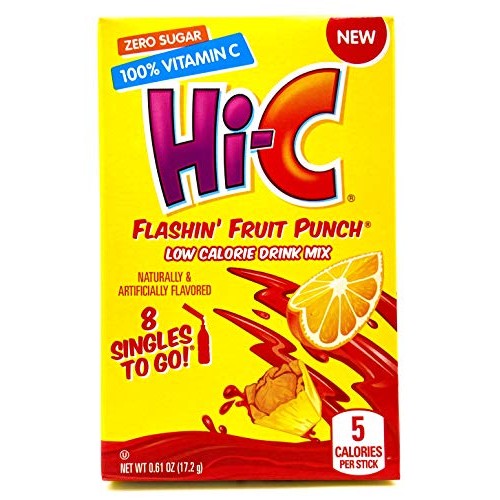 Hi-C Singles To Go Drink Mix Bundle With Carefree Caribou Gummy