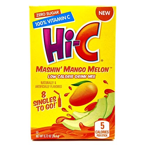 Hi-C Singles To Go Drink Mix Bundle With Carefree Caribou Gummy