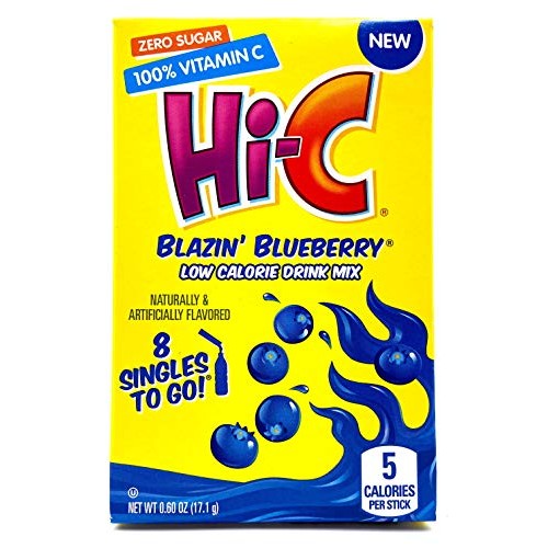 Hi-C Singles To Go Drink Mix Bundle With Carefree Caribou Gummy
