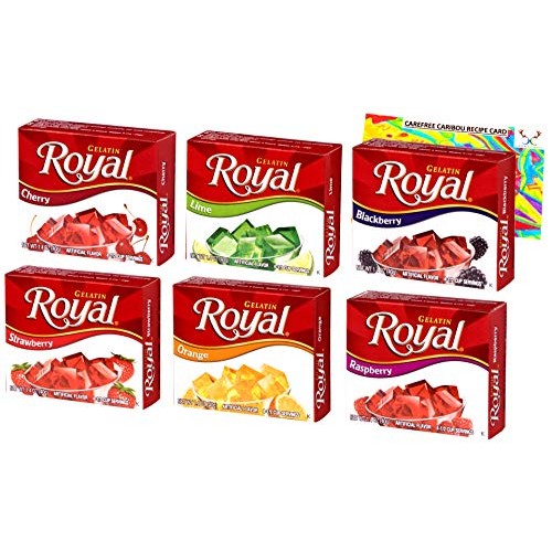 Jello Shot Bundle With Royal Gelatin. Six Exciting Flavors! Stra
