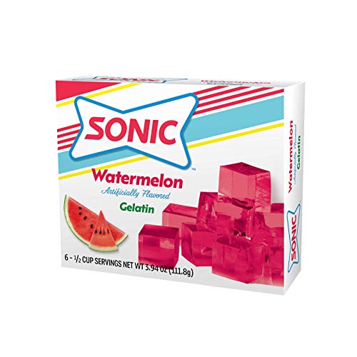 Jello Shot Bundle With Sonic Watermelon Gelatin. Includes Four B