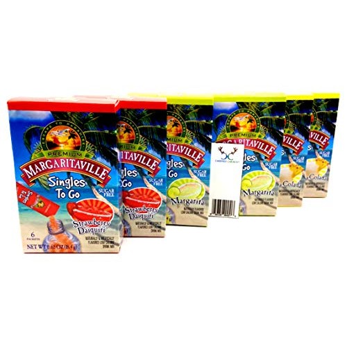 Margaritaville Singles To Go Drink Mix Bundle With Jello Shot Re