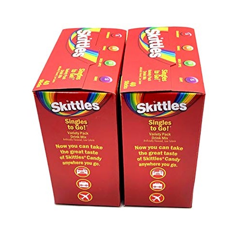 Skittles Singles To Go Drink Mix Bundle With Jello Shot Recipe C