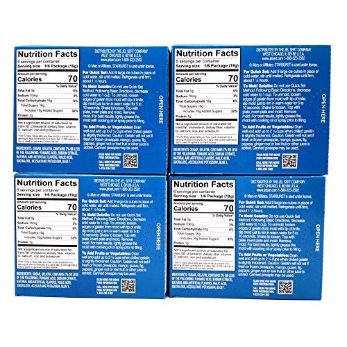 Starburst Jello Shot Bundle: Starburst Blue Raspberry Jello Gela