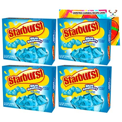 Starburst Jello Shot Bundle: Starburst Blue Raspberry Jello Gela