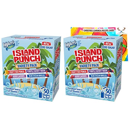Wylers Light Island Punch Singles To Go Variety Pack Bundle! In