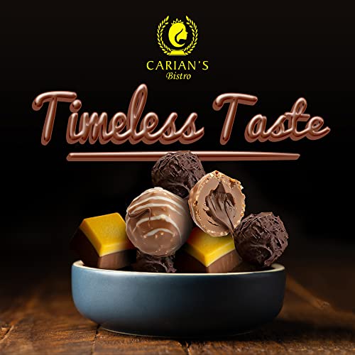 CARIANS BISTRO Truffle Gift Box, Chocolate Truffles in Differen...
